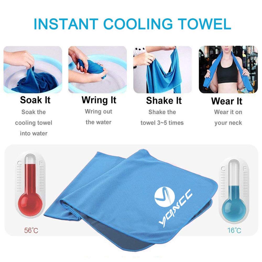 Cooling Towel for Outdoor/Indoor Sports (Yoga,Gym,Camping,Cycling..)