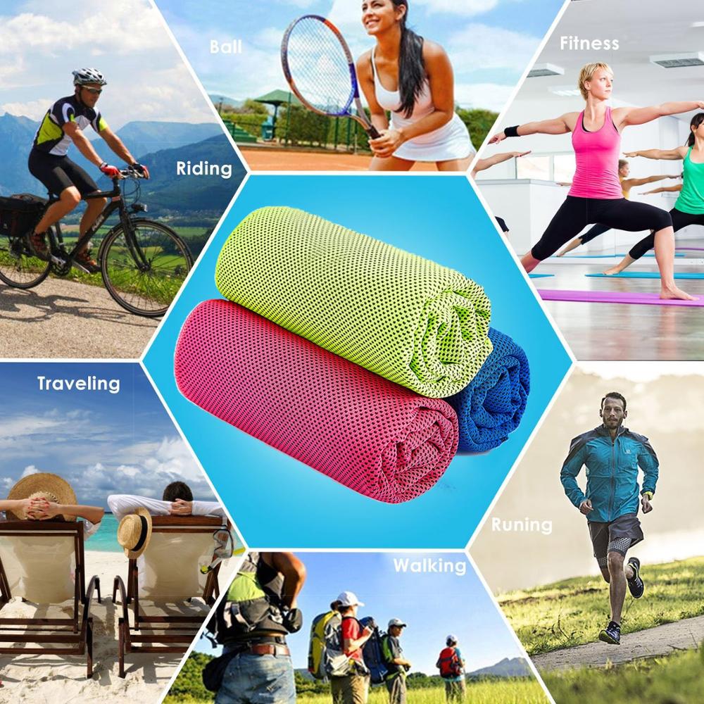 Cooling Towel for Outdoor/Indoor Sports (Yoga,Gym,Camping,Cycling..)