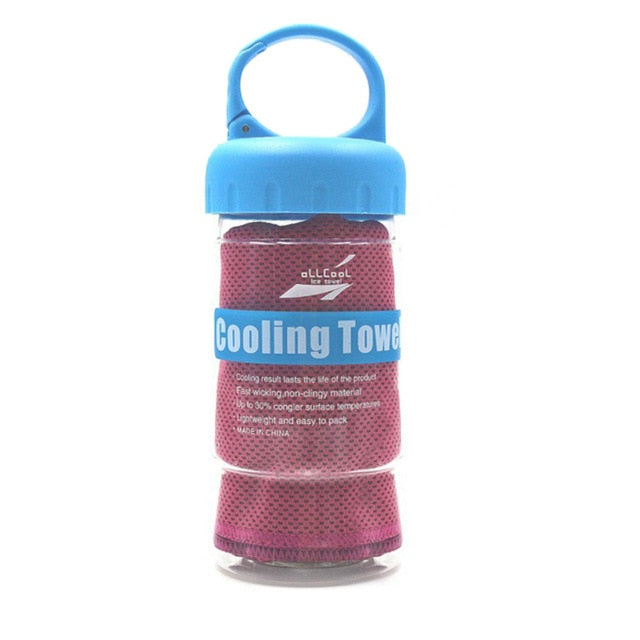 Cooling Towel for Outdoor/Indoor Sports (Yoga,Gym,Camping,Cycling..)