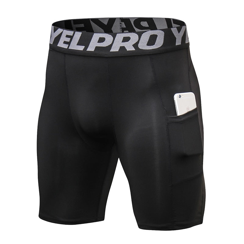 Mens Quick Dry Compression Shorts