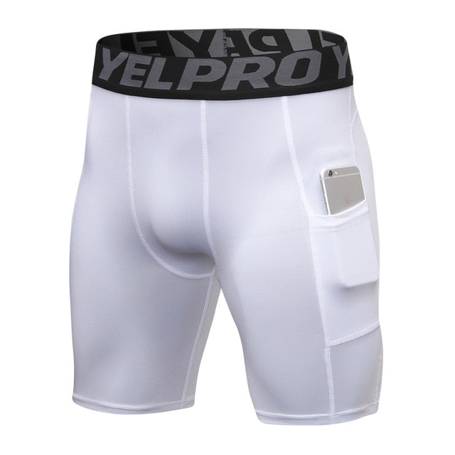 Mens Quick Dry Compression Shorts