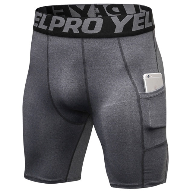 Mens Quick Dry Compression Shorts