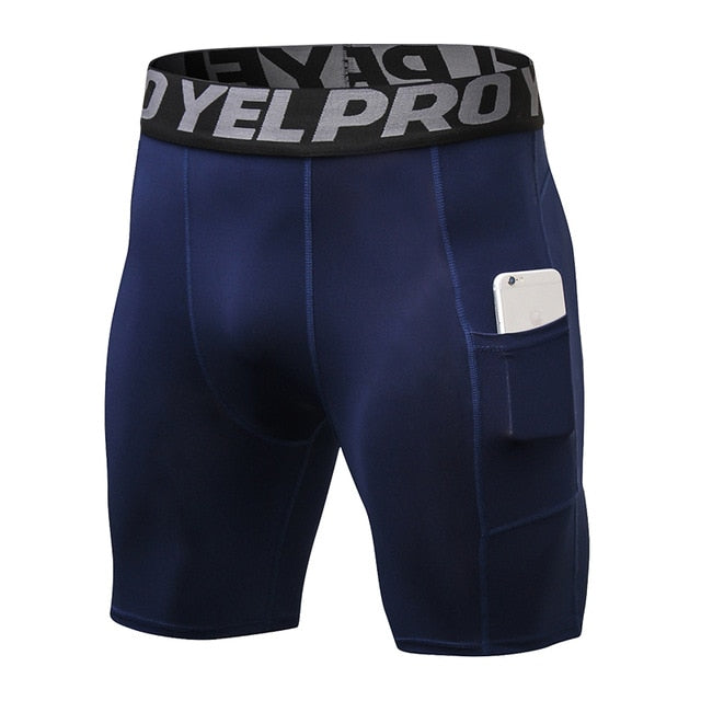 Mens Quick Dry Compression Shorts