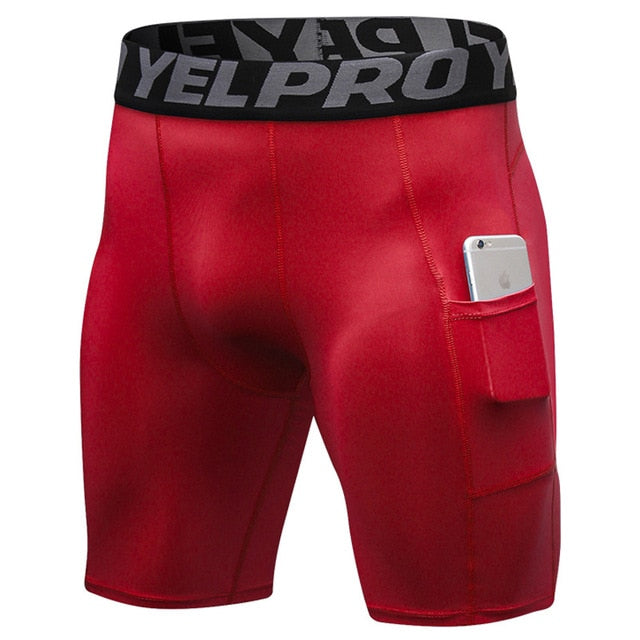 Mens Quick Dry Compression Shorts