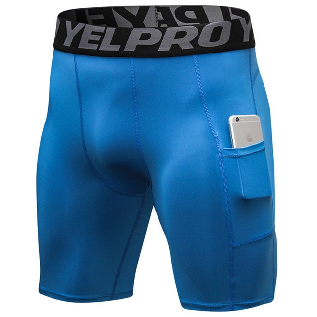 Mens Quick Dry Compression Shorts