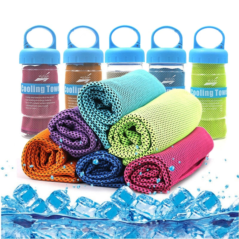 Cooling Towel for Outdoor/Indoor Sports (Yoga,Gym,Camping,Cycling..)