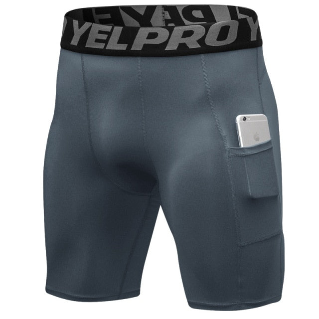 Mens Quick Dry Compression Shorts