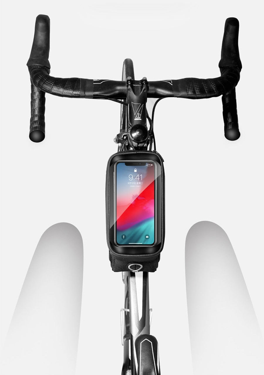 2-in-1 Waterproof Bike Bag and Touchscreen Phone Case 6.6''