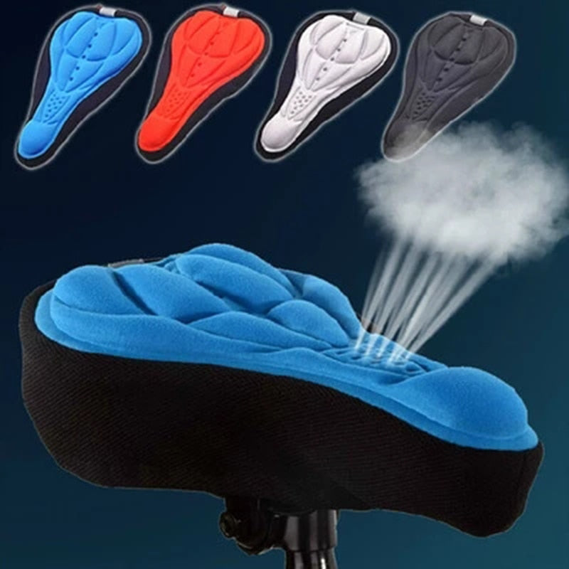 3D Super Soft Bicycle Silicone Sponge Seat Cushion