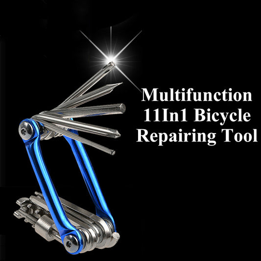 11 In1 Bicycle Multifunction Repairing Tool Set